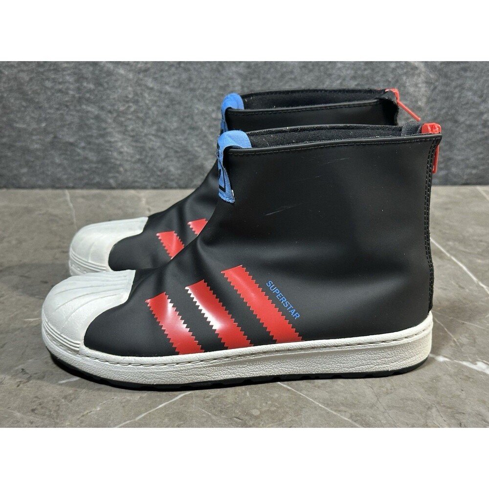 ADIDAS Superstar 360 Rain Boot J 'Black Bright Red' S23967 Kids 2.5